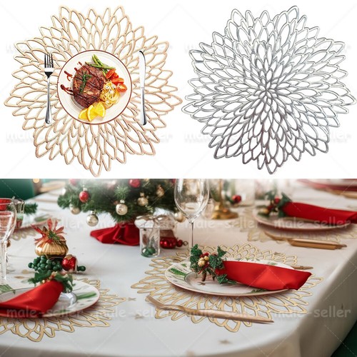 10pcs gold placemats - 10pcs,
