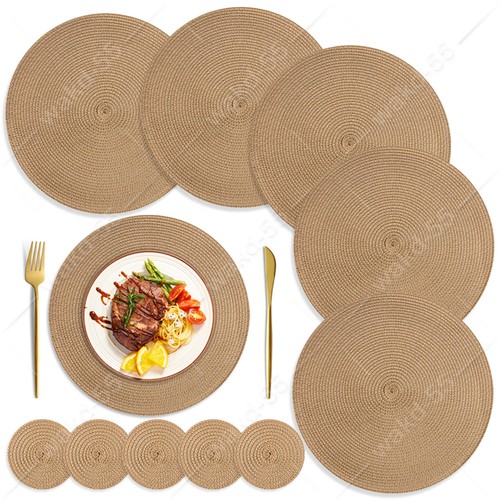 Set placemats coasters - 6, &