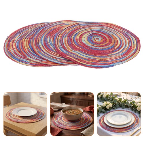Pcs boho table place mats - 4,