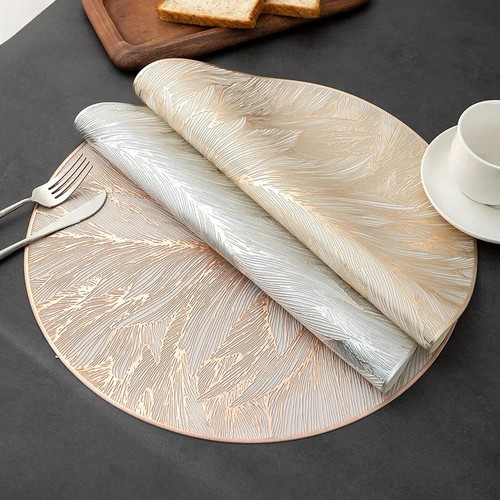 4pcs round placemats - round,