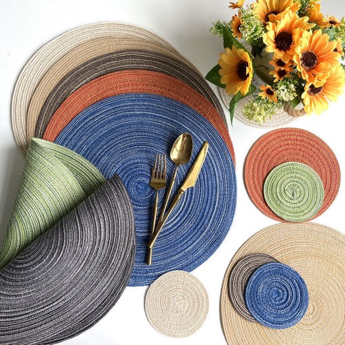 Set round woven - set,