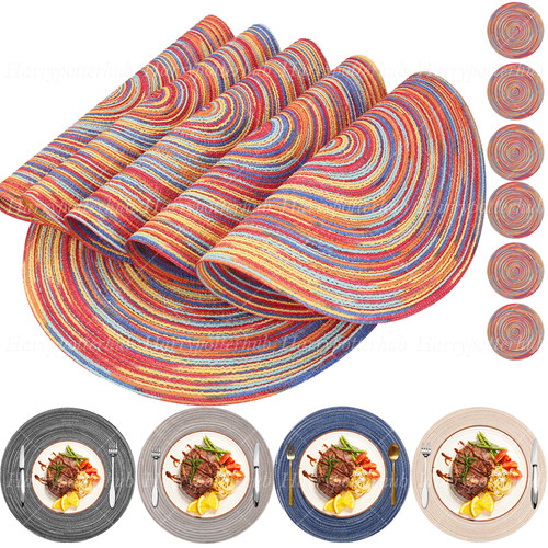 Set 12pcs round placemats - 12pcs,