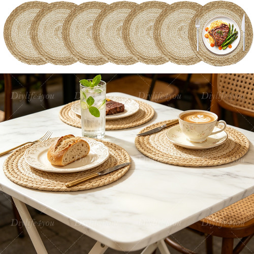 Table mats set woven - mats, 6