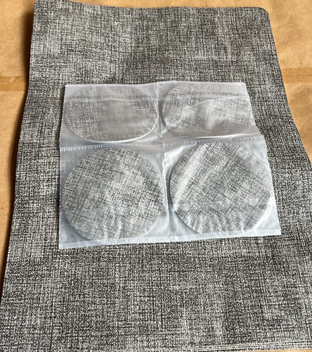 Braided place mats round - mats,