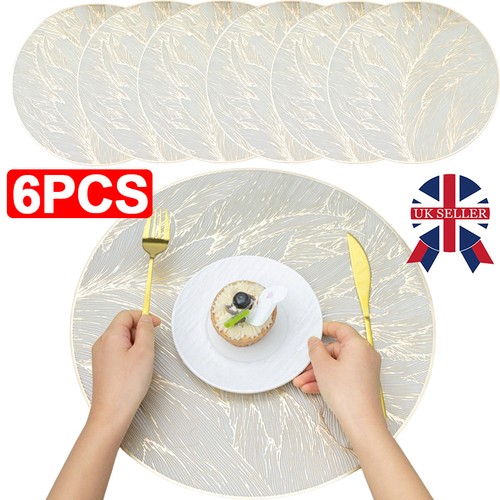 6pcs heat resistant pvc round - 6pcs,