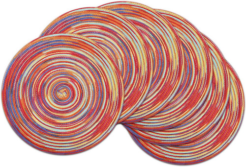Round placemats set 6 - set,