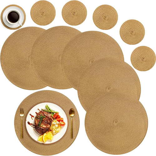 Placemats and coasters set - placemats, 6