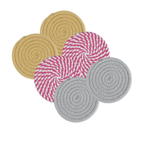 Set round placemats - set, 6