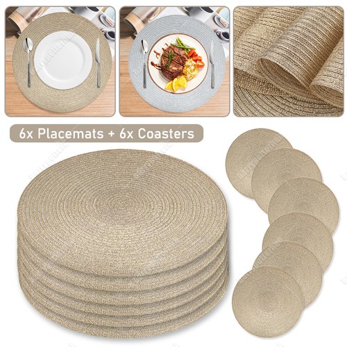Set round placemats - set, of