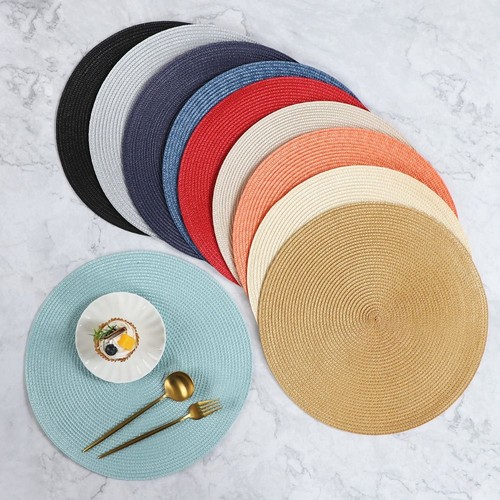 38cm round woven table - 38cm,