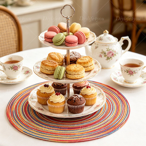 Set 12pcs round placemats - of, &