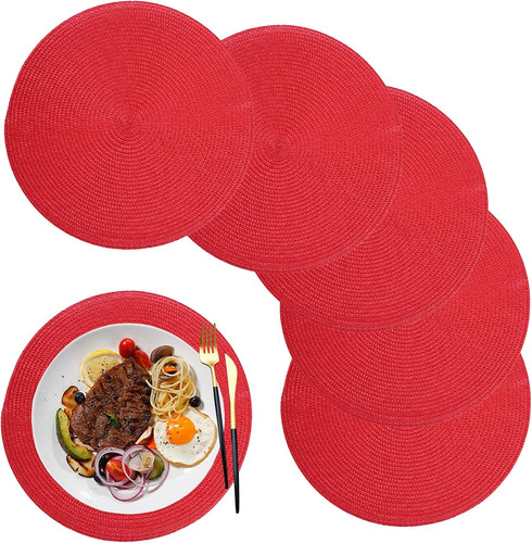 Round placemats inch - round,