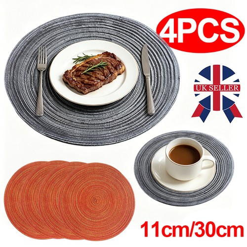 4pcs heat resistant - 4pcs, round