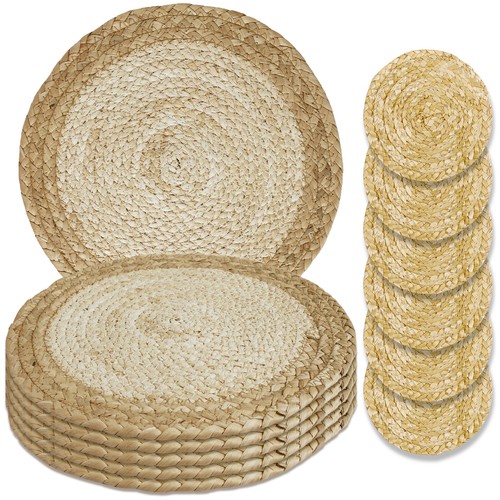 Table mats set woven - set,