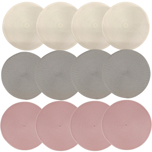 Table place mats large round - table,