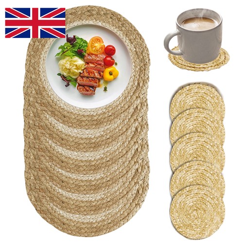 Table mats set woven - of, 6