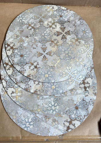 Placemats round cork backed - round,