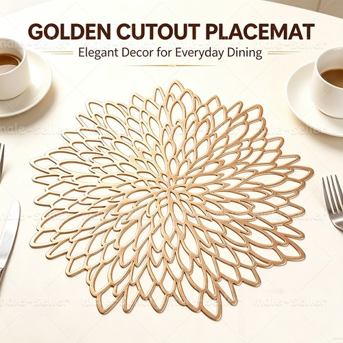 Placemats sets 6 round - placemats, of