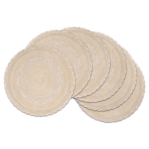Shacos round placemats set - set, of