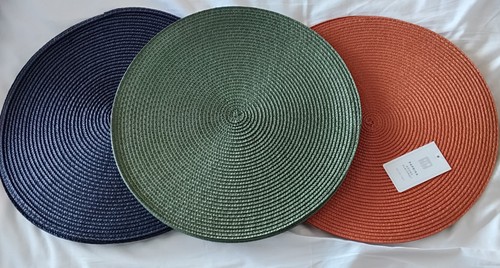Sets round woven dining - of,