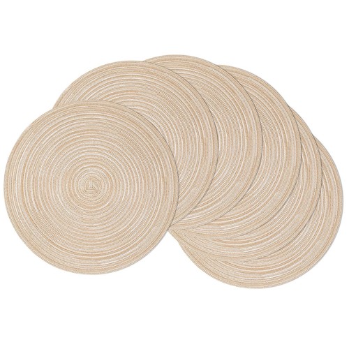 Shacos 38cm round placemats - 38cm,