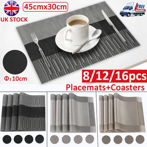 16pcs pvc place mats - place,