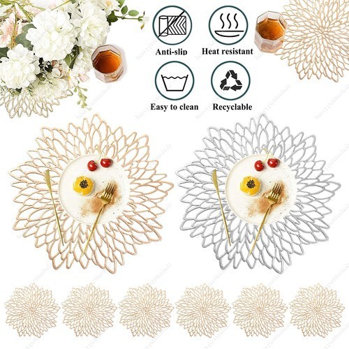 Set round placemats - set,