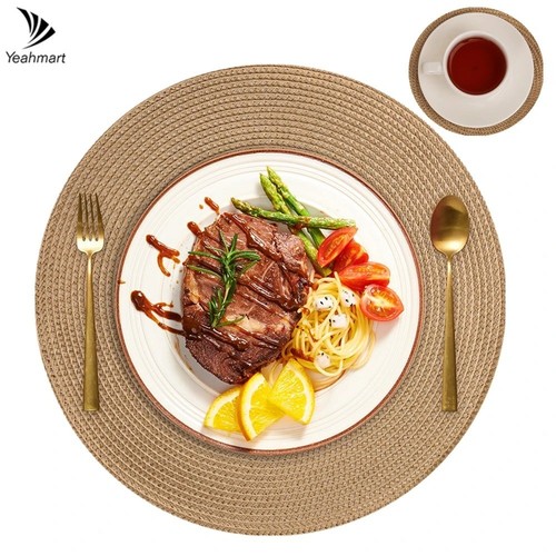 Table mats set woven - 6,