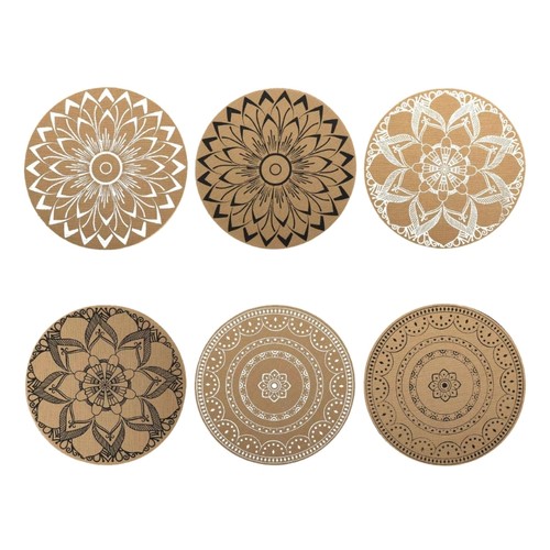 Round placemats dinner - placemats,