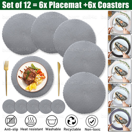 Set 6pcs placemats - set, of