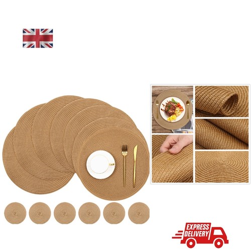 Braided table mats round - mats,